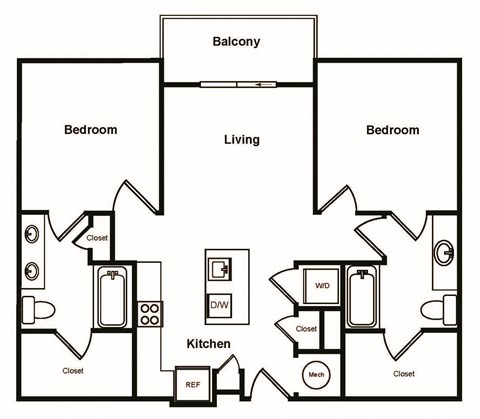 B1 Floor Plan at Stadium Walk By Windsor, Atlanta